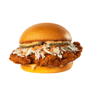 The Crimson - The best selling Crimson Coward Nashville hot chicken burger